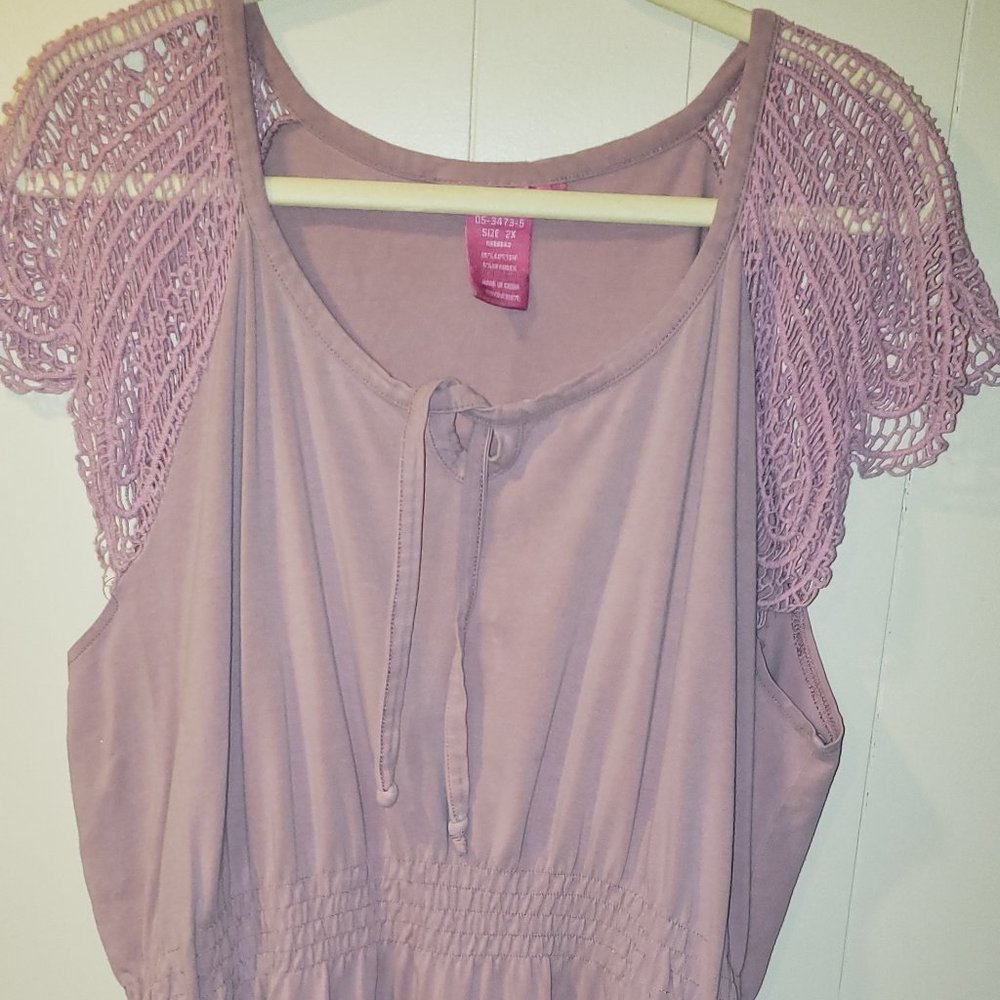 Pink Dress with pockets